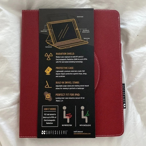 NEW Anti-Radiation  iPad Case + Stand (iPad 2,3,4) - Picture 2 of 5